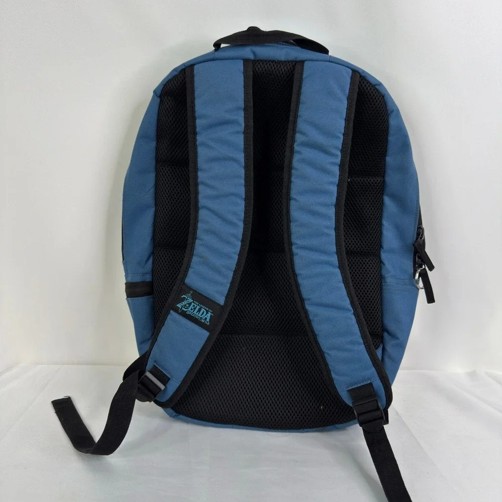 The Legend of Zelda Breath of the Wild Link Backpack Blue Graphic Print Nintendo